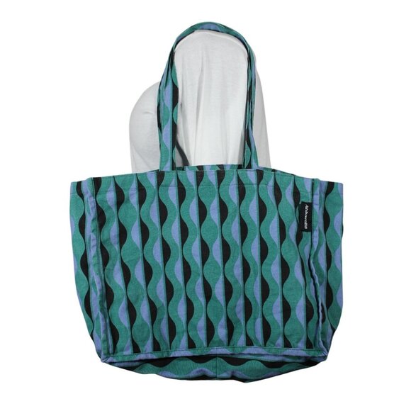 Ahluwalia Newgen 30‎ x Bags of Ethics geometric print large shopping tote bag - Picture 1 of 16